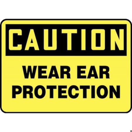 Accuform OSHA CAUTION SAFETY SIGN WEAR EYE MPPE800XL MPPE800XL